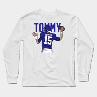 Tommy Devito Comic Style Art Long Sleeve T-Shirt